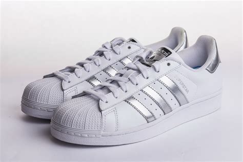 adidas superstar wit zilver 39
